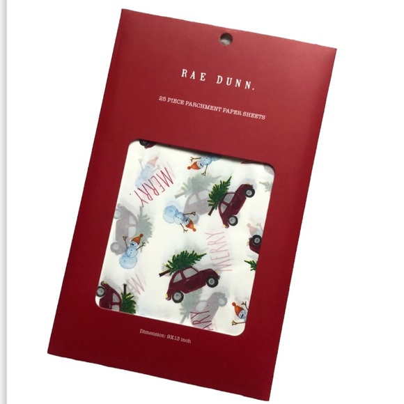 Rae Dunn Other - Rae Dunn Christmas Parchment Paper Sheets